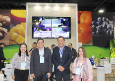 La delegación de Perú con Nicole Zurita y Garbriel Amaro presidente de AGAP, Max Rodríguez Director de la Oficina Comercial del Perú en México y Martha Sesmero (OCEX Miami)