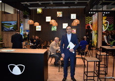 Nacho Martín, en el stand de Consorfruit.