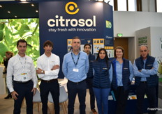 Representación de Citrosol, que presentó CATsystem®, finalista del Fruit Logistica Innovation Award Technology 2025.