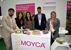 Equipo comercial de Moyca, productores y comercializadores de uva de mesa.