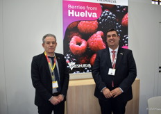 Rafael Domínguez y Francisco José Gómez, gerente y presidente de Freshuelva.
