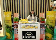 Ada Altea, en el stand de Orchard