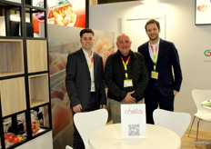 Damiá Seró, Xavier Seró y Alexandre Rubio, de la empresa catalana Abella