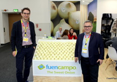 Santiago Gimeno e Ismael Berges, de Fuencampo XXI, especializados en cebolla dulce