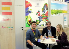 Reunión en el stand de EuroFruit Global