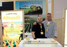 Iván Puga e Iván Toledo, de la empresa especializada en melón y sandía Albasol