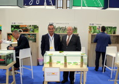 Carlos Ortega y José Luis Ruiz, de la empresa especialista en espárrago verde, Hortovilla