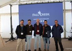 Juan Hernández, de Cuna de Platero, Tomás Carlos Marón, de Pronuberries, Daniel Franco, de Cuna de Platero, Ismael Jarilla, de Pronuberries, y Carlos Javier Peral, de Pronuberries