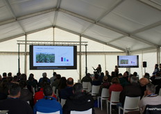 Tras la visita a los invernaderos, fue el turno de las ponencias técnicas