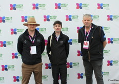 Daniel Smith, Alfie Russel y Roger Vogels, de S&A Produce (Reino Unido)