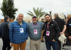 Augusto Fernandini (Perú), junto a Aaron Bagwell y Jorge Fouillioux, de North bay Produce