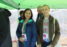 Katherinne Soto Fuentes y María Jesús Martínez Aguilera, de Angus Soft Fruits