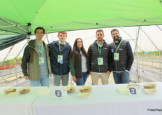 Fue un placer contar con la compañía de los miembros de Planasa a lo largo de todo el recorrido. En la foto Pablo Fraga, Jerónimo Mesías, M.ª Jesús González, Sebastián Vázquez y Santiago Ibáñez
