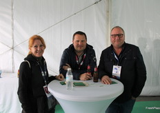 Lara Giongo, Manfred Schneider y Heimo Lammer