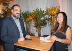 Mario Roberto y Eliane Ferreira, de Desarrollo Agropecuario y Forestal Sostenible del Estado de Amazonas - Brasil.