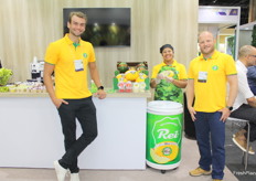 Scott Van der Spek y Aryan Schutde la empresa Itaueria de Brasil. Exportadores de melones y sandías.