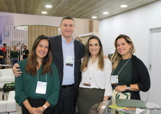 Erka Campelo de Ftrade Brasil, Jean-Yves Perazio de AGL Cargo y Erika Jamas, Paisa Oliveira de CMA CGM