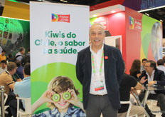 Carlos Cruzat, presidente del comité de Kiwi. Fomentando el consumo del kiwi entre los consumidores brasileños.