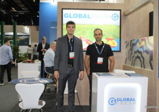 Gregorio Venzlauskas y Gino Micoli de Global Fresh de Argentina.