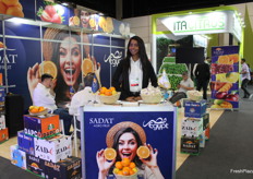 Stand de Egipto presente en la feria