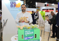 Federico Tavares de UGBP de Brasil, exportador de jengibre y papayas