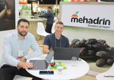 Pedro Herique y Marcus Kricinski de Mehadrin, importador y distribuidor de mercado local de Brasil