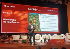 Ricardo Ortiz, director comercial de Rijk Zwaan Ibérica, dio la bienvenida inaugural del congreso