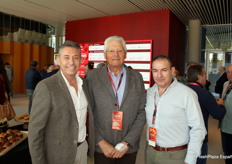 Francisco Belmonte, de Biosabor, Francisco del Aguila, de Viagro, y José Francisco Capel, de Biosol Portocarrero