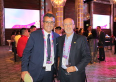 Daniel Soares de Interfel y Jorge Luis de Souza de Abrafrutas