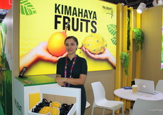 Mayte Alvarado de Palora Exporter, exportador de pitaya amarilla de Ecuador.