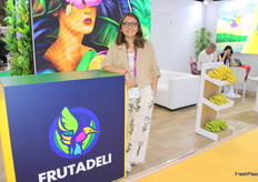 Sandra Monroy CEO de Frutadeli, exportador de banano de Ecuador.