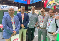 Daniel Baez (OPB logistic), Herbert Roth (OPB Logistic), Martin Claro ( Almahue export), Hans Leibbrandt (Agricola Monfrut)