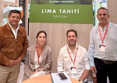 G4 (Colombia) con Mauricio Duque (Director comercial), Ana Maria Gomez, Felipe Sanchez, Fernando Sanchez, exportadores Lima Tahiti.
