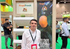Carlos Leal, representante de Tropifresh, exportadores de mango de azúcar de Colombia.