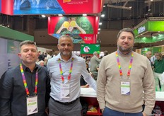 Oropel Callejas, Rodrigo Morales, Carlos Rodas representantes de Decofruit, consultora de calidad en Chile