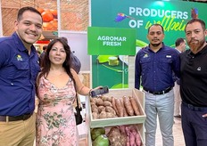 Agromar Fresh (Costa Rica) con Daniel Miranda, Romy Proaño, Julio Pineda, Andy Cavieres, exportadores de yuca, malanga y otros tuberculos
