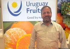 Alejandro Buratovich representante de Frutura Uruguay, exportadores de mandarinas y jugos procesados