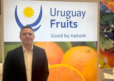 Martin Calcagno representante de Agrisur y Urudor, exportadores de citricos de Uruguay