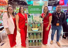 GS Golden trading group (Costa Rica) con Gisselle Solano, Monica Garcia Solano, Gabriela Sandi, Diego Soli , exportadores de Piña