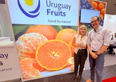 INIA (Uruguay) con Marta Bentancurt (Upefruy), Fernando Rivas (Investigador INIA)