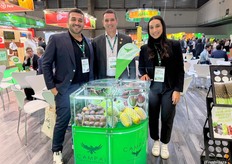 Campal con Rodgrio Fabiano, Rafael Fabiano y Maria Clara Fabiano, exportadores de mango aguacate e Higo de Brasil