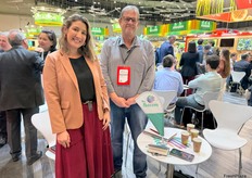 Ibacem con Nathalia Lessa y Ricardo Cecchini, exportadores de mangos y uvas de Brasil