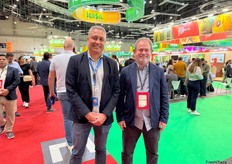 Odemir Viera de Abrafrutas y Victor Ferreria de Sebrae agencia de promoción y acceso de mercado en Brasil