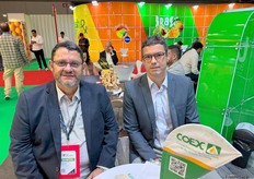 Franco Marinho de Sebrae RN en Brasil y Felipe Cabral de Mata fresca (exportador de melon)