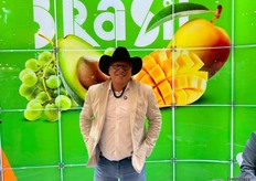 Carlos Rosa, representante de Frutteca, exportadores de piña de Brasil