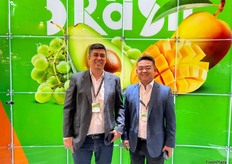 Brasnica con Dailton Ferreria y Helton Jun Yamada, exportadores de lima, mango y banano de Brasil