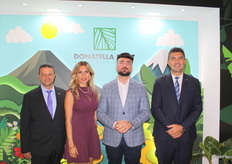 Allan Vargas, Canan Hafizoglu, Omar Yalazan y Efe Askan de la empresa Donatella Fruit.
