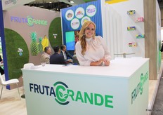Karina Solano de la empresa Tasmiyah, exportador de banano y piña de Ecuador.