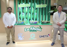 Frank Rios y Juan Carlos de la empresa La Alteña. Exportadores de aguacates.
