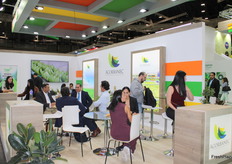 Stand de Acorbanec, exportadores de bananas de Ecuador